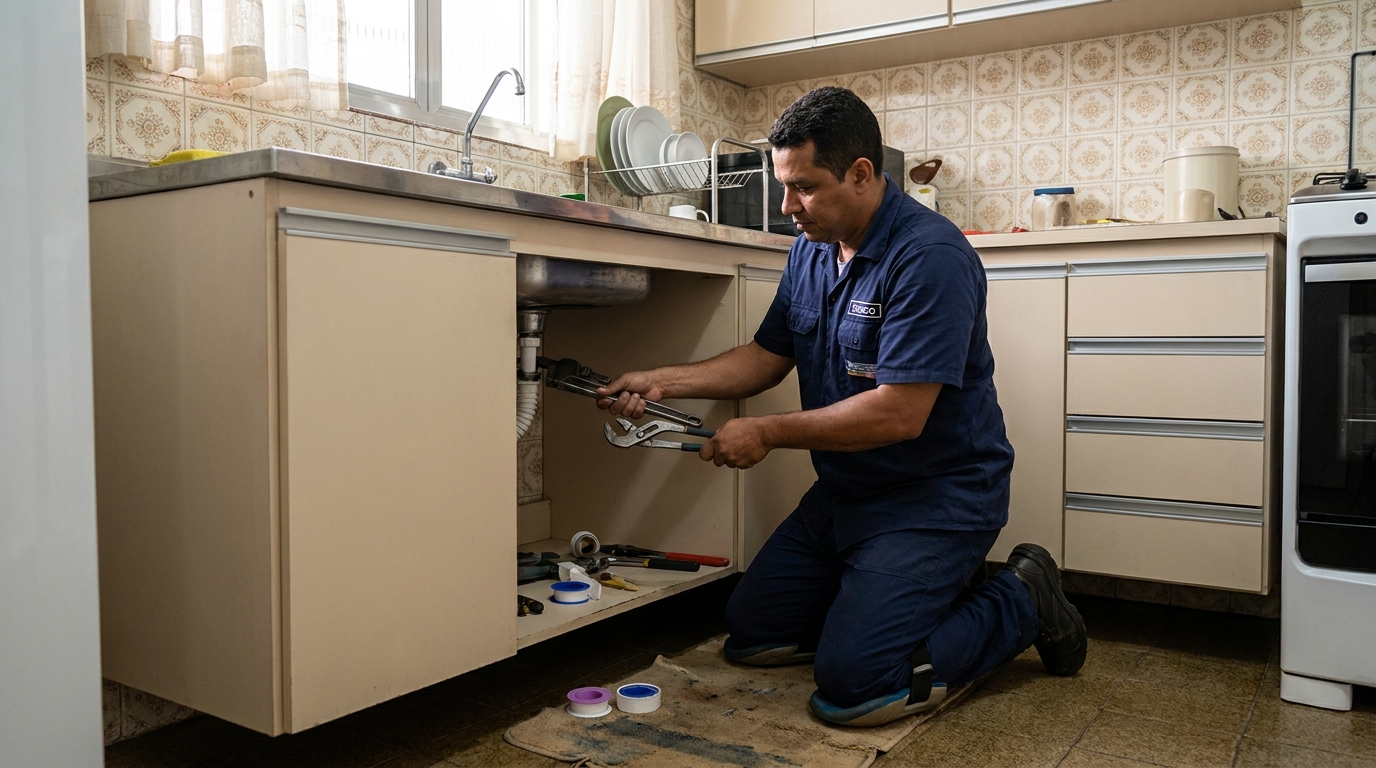 Instalação hidráulica em Suzano‑SP